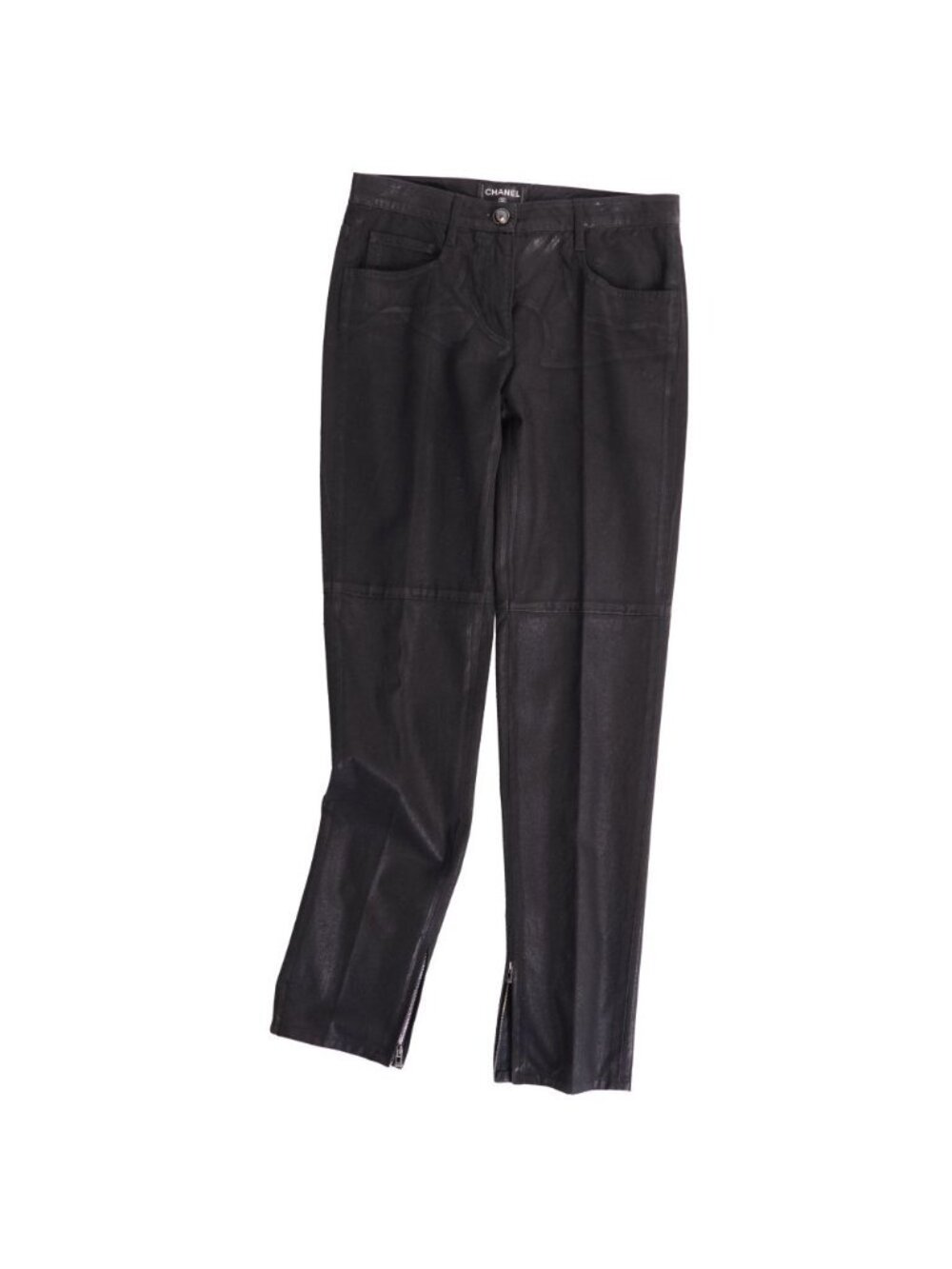 Chanel Pants Denim Black